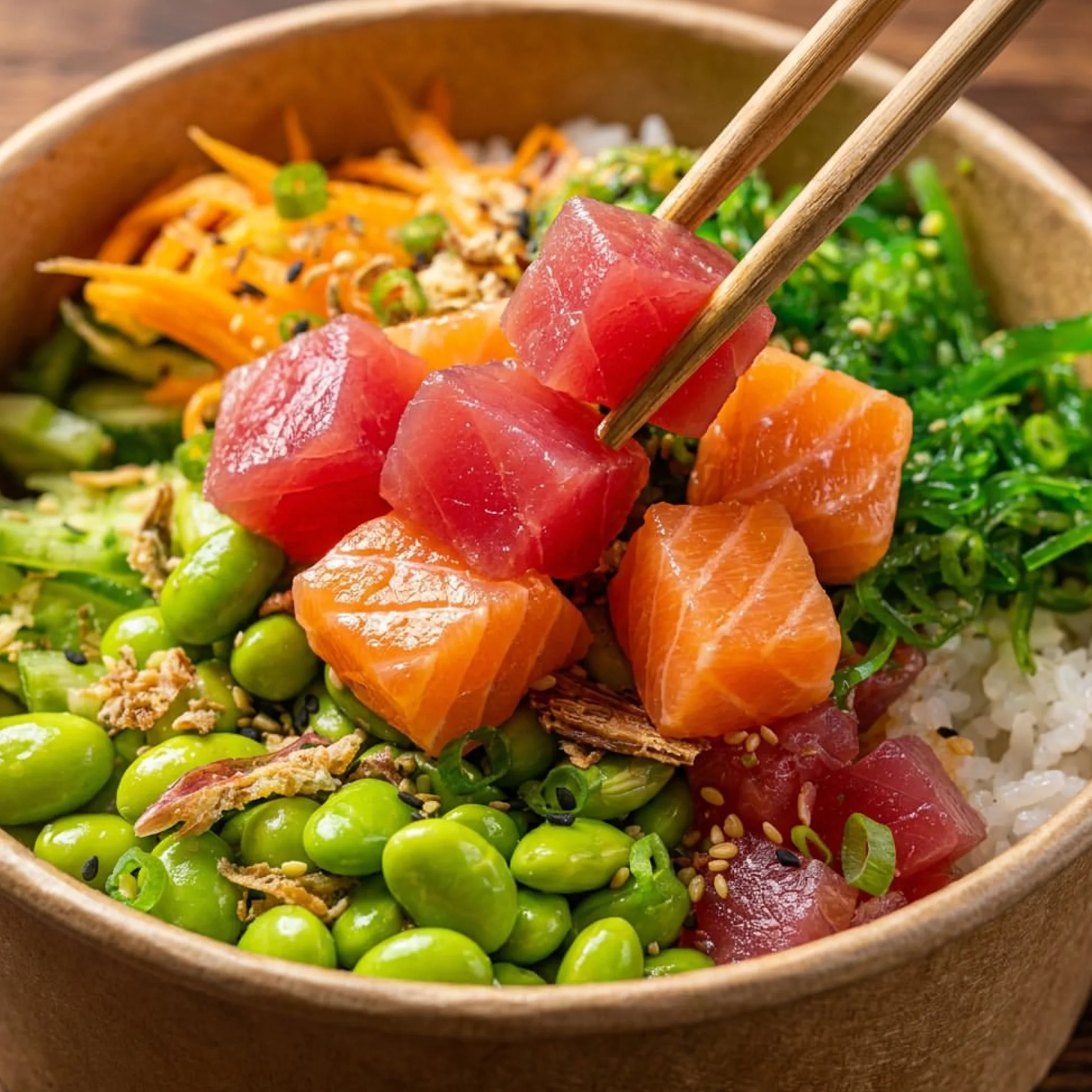 fresh seafood dish