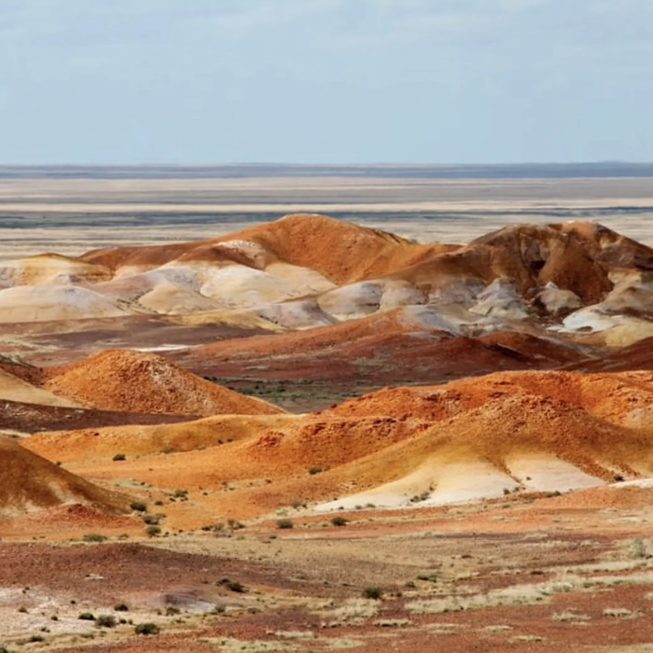 australian outback desert scene