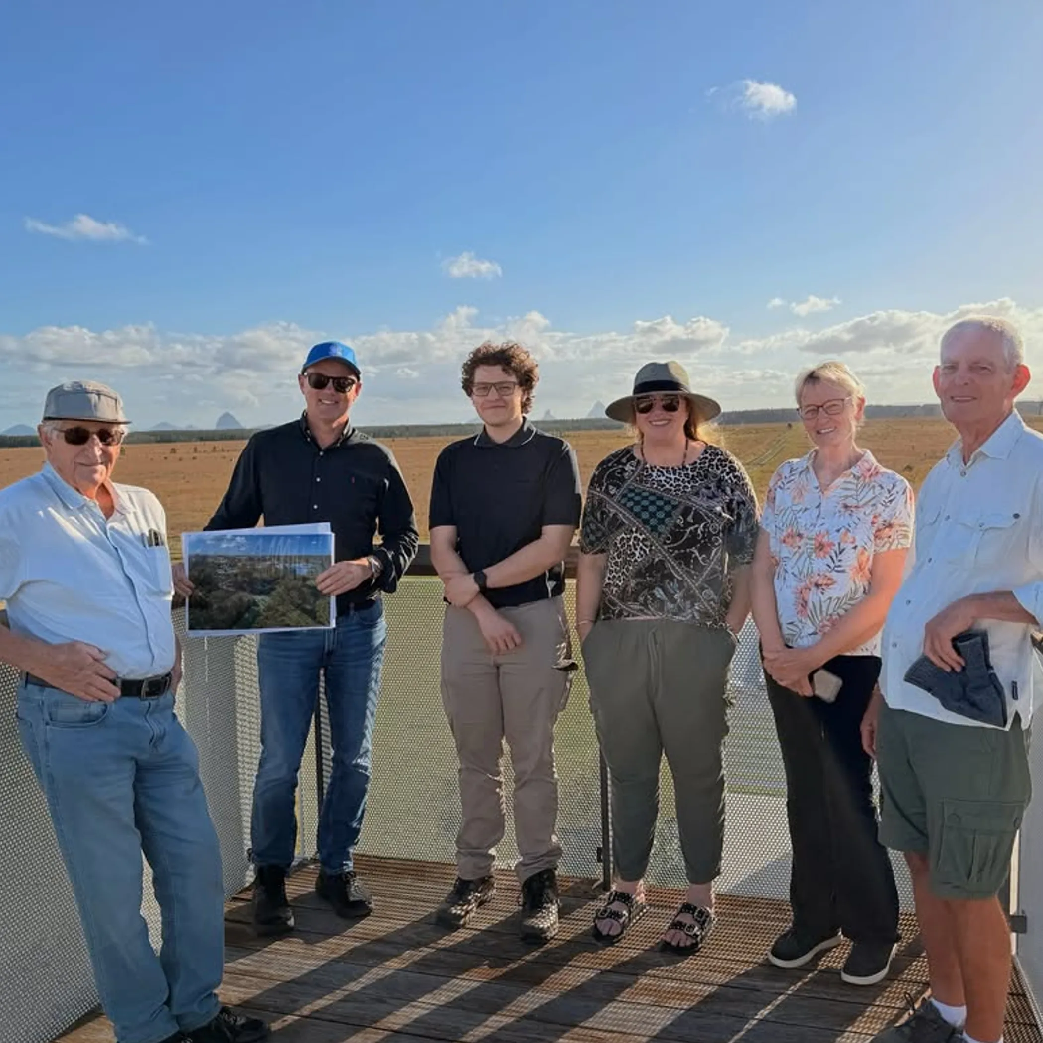 environmental advocates touring development site